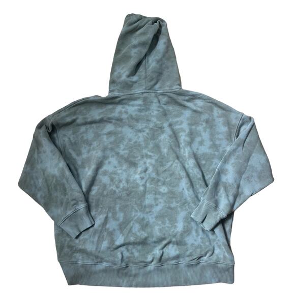 Aerie Oversized Tie-Dye Green Hoodie Women’s Size Large - Picture 2 of 6